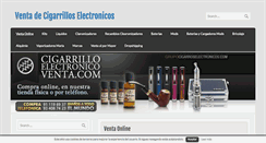 Desktop Screenshot of cigarrilloelectronicoventa.com