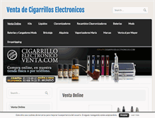 Tablet Screenshot of cigarrilloelectronicoventa.com